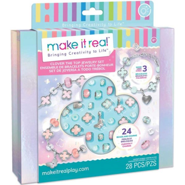 Фото - Набір для виготовлення прикрас Make it Real Листочок конюшини (MR1734)